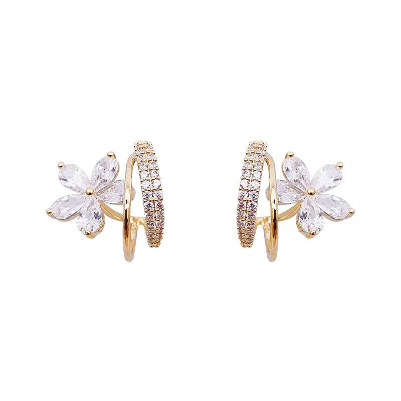 Brincos Femininos Flor Pérola – Nova Coleção Primavera/Verão