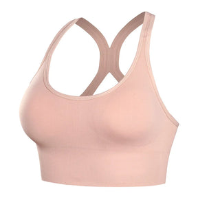 Top Esportivo Feminino – Shockproof, Acolchoado, Push Up, Sem Costura, Secagem Rápida