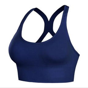 Top Esportivo Feminino – Shockproof, Acolchoado, Push Up, Sem Costura, Secagem Rápida