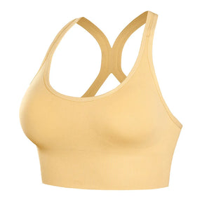 Top Esportivo Feminino – Shockproof, Acolchoado, Push Up, Sem Costura, Secagem Rápida