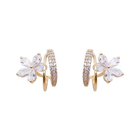 Brincos Femininos Flor Pérola – Nova Coleção Primavera/Verão